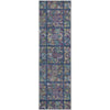 Piper Looms Mayfield Medallions AMF852 Navy Machine Washable Area Rug Runner Main Image