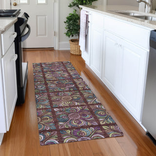 Piper Looms Mayfield Medallions AMF852 Paprika Machine Washable Area Rug Runner Lifestyle Image Feature