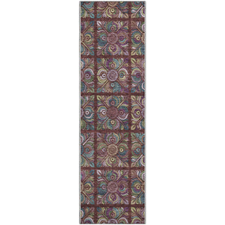 Piper Looms Mayfield Medallions AMF852 Paprika Machine Washable Area Rug Runner Main Image