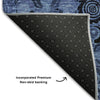Piper Looms Mayfield Medallions AMF853 Denim Machine Washable Area Rug Backing Image