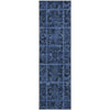 Piper Looms Mayfield Medallions AMF853 Denim Machine Washable Area Rug Runner Main Image
