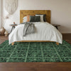 Piper Looms Mayfield Medallions AMF853 Green Machine Washable Area Rug Lifestyle Image Feature
