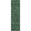 Piper Looms Mayfield Medallions AMF853 Green Machine Washable Area Rug Runner Main Image