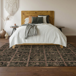 Piper Looms Mayfield Medallions AMF853 Paprika Machine Washable Area Rug Lifestyle Image Feature
