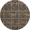Piper Looms Mayfield Medallions AMF853 Paprika Machine Washable Area Rug Round Main Image