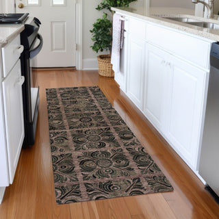 Piper Looms Mayfield Medallions AMF853 Paprika Machine Washable Area Rug Runner Lifestyle Image Feature