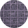 Piper Looms Mayfield Medallions AMF853 Purple Machine Washable Area Rug Round Main Image
