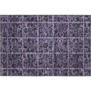 Piper Looms Mayfield Medallions AMF853 Purple Machine Washable Area Rug Scatter Main Image