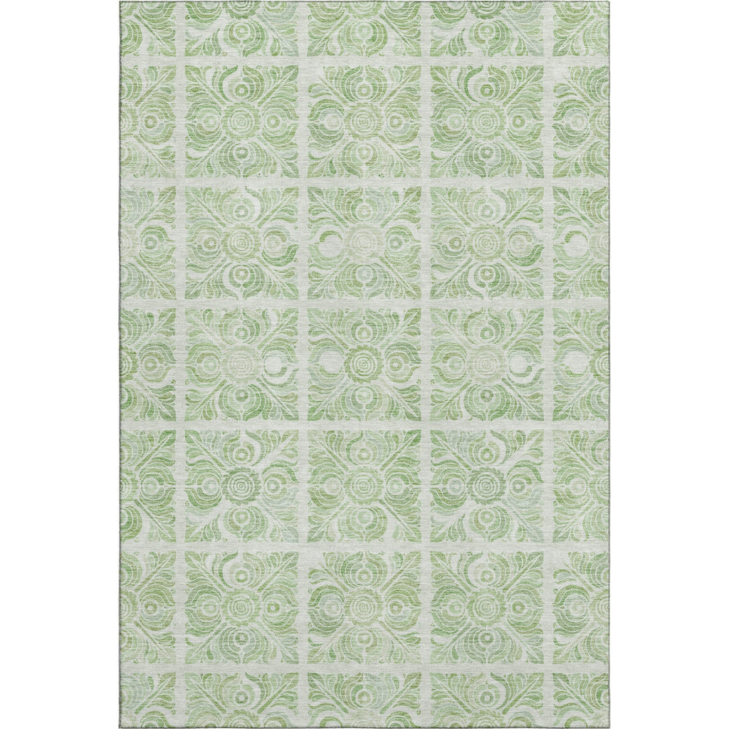 Piper Looms Mayfield Medallions AMF854 Aloe Machine Washable Area Rug main image