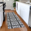 Piper Looms Mayfield Medallions AMF854 Black Machine Washable Area Rug Runner Lifestyle Image Feature