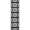 Piper Looms Mayfield Medallions AMF854 Black Machine Washable Area Rug Runner Main Image