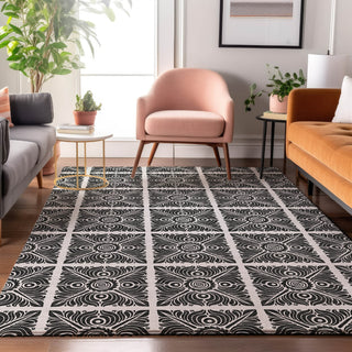 Piper Looms Mayfield Medallions AMF854 Ivory Machine Washable Area Rug Lifestyle Image Feature