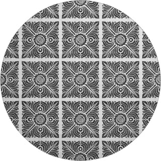 Piper Looms Mayfield Medallions AMF854 Ivory Machine Washable Area Rug Round Main Image