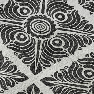 Piper Looms Mayfield Medallions AMF854 Ivory Machine Washable Area Rug Swatch Image