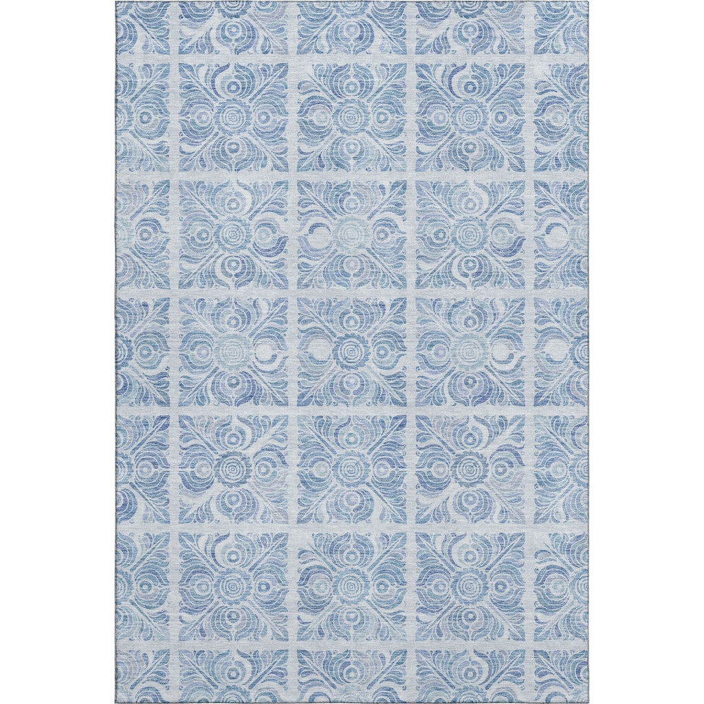 Piper Looms Mayfield Medallions AMF854 Sky Machine Washable Area Rug main image