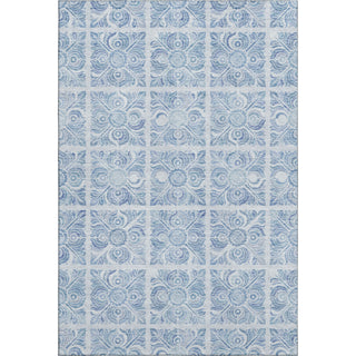 Piper Looms Mayfield Medallions AMF854 Sky Machine Washable Area Rug main image