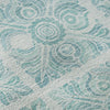 Piper Looms Mayfield Medallions AMF854 Turquoise Machine Washable Area Rug Swatch Image