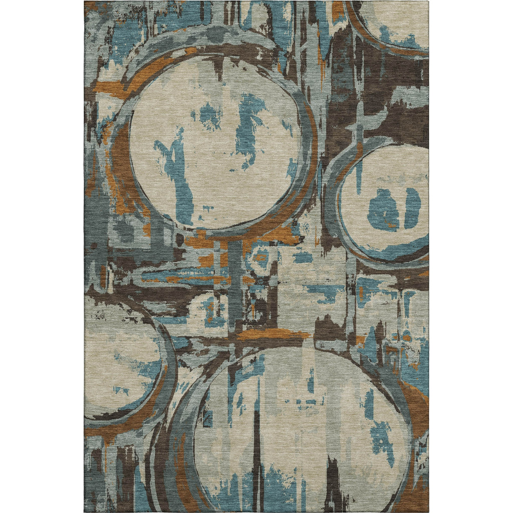 Piper Looms Mayfield Geometric AMF855 Beige Machine Washable Area Rug main image