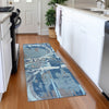 Piper Looms Mayfield Geometric AMF855 Blue Machine Washable Area Rug Runner Lifestyle Image Feature