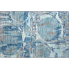 Piper Looms Mayfield Geometric AMF855 Blue Machine Washable Area Rug Scatter Main Image