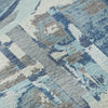 Piper Looms Mayfield Geometric AMF855 Blue Machine Washable Area Rug Swatch Image