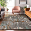 Piper Looms Mayfield Geometric AMF855 Gray Machine Washable Area Rug Lifestyle Image Feature
