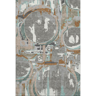 Piper Looms Mayfield Geometric AMF855 Gray Machine Washable Area Rug main image