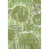 Piper Looms Mayfield Geometric AMF855 Green Machine Washable Area Rug main image