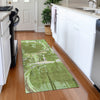 Piper Looms Mayfield Geometric AMF855 Green Machine Washable Area Rug Runner Lifestyle Image Feature