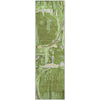 Piper Looms Mayfield Geometric AMF855 Green Machine Washable Area Rug Runner Main Image