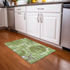 Piper Looms Mayfield Geometric AMF855 Green Machine Washable Area Rug Scatter Lifestyle Image Feature