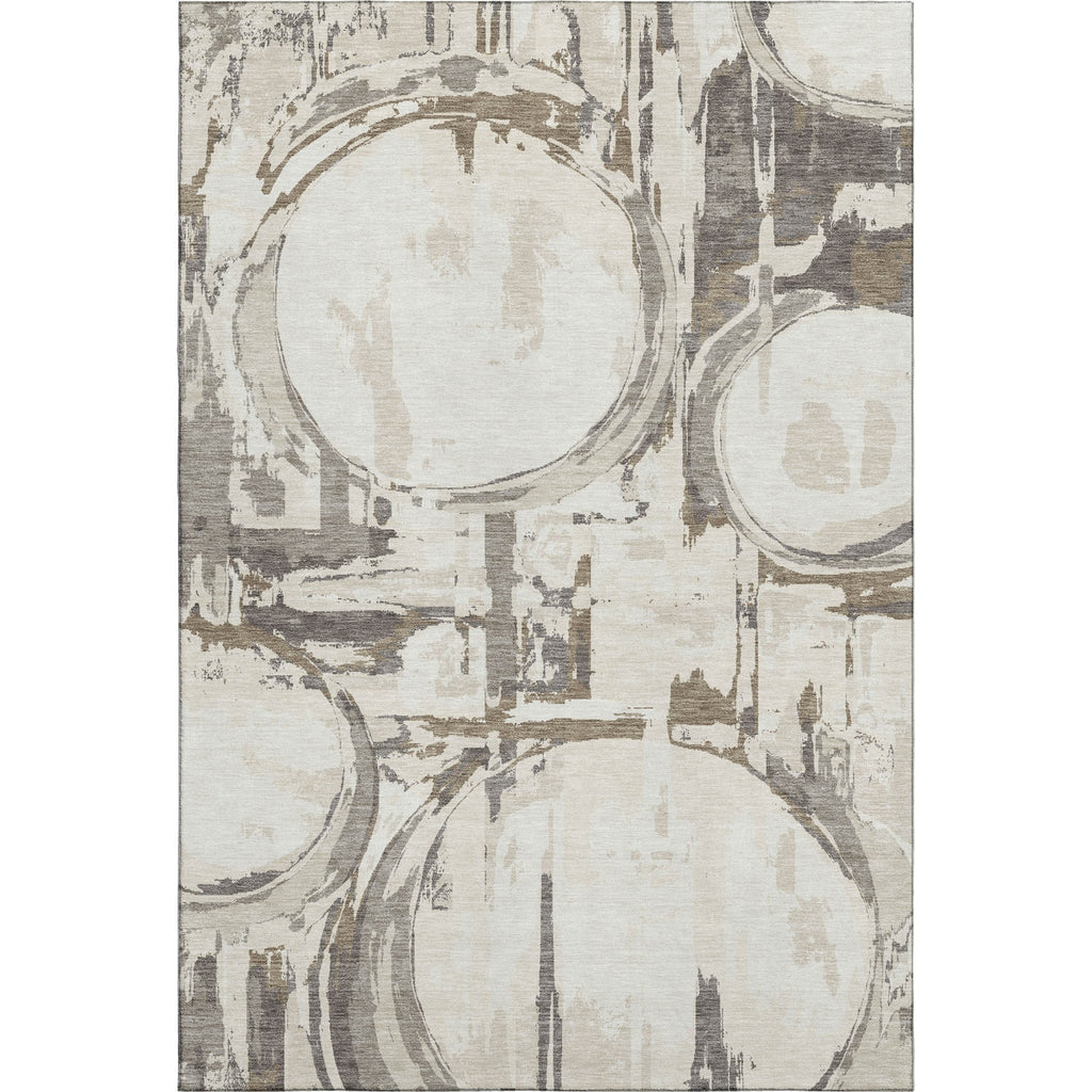 Piper Looms Mayfield Geometric AMF855 Ivory Machine Washable Area Rug main image