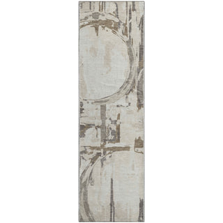 Piper Looms Mayfield Geometric AMF855 Ivory Machine Washable Area Rug Runner Main Image