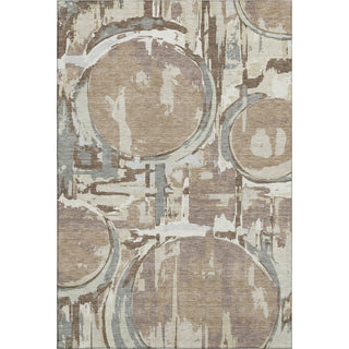 Piper Looms Mayfield Geometric AMF855 Mocha Machine Washable Area Rug main image