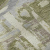 Piper Looms Mayfield Geometric AMF855 Olive Machine Washable Area Rug Swatch Image