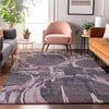 Piper Looms Mayfield Geometric AMF855 Purple Machine Washable Area Rug Lifestyle Image Feature