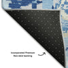 Piper Looms Mayfield Geometric AMF855 Sky Machine Washable Area Rug Backing Image