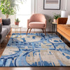 Piper Looms Mayfield Geometric AMF855 Sky Machine Washable Area Rug Lifestyle Image Feature