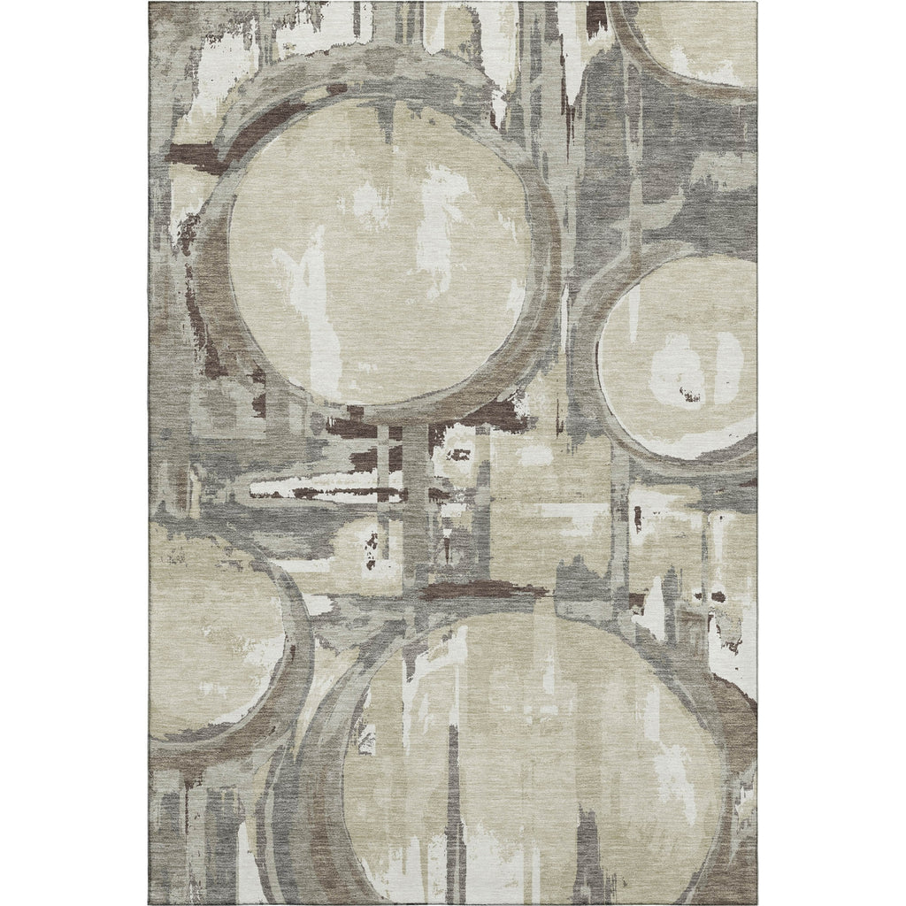 Piper Looms Mayfield Geometric AMF855 Tan Machine Washable Area Rug main image
