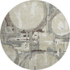 Piper Looms Mayfield Geometric AMF855 Tan Machine Washable Area Rug Round Main Image