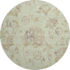 Piper Looms Mayfield Floral AMF856 Aloe Machine Washable Area Rug Round Main Image