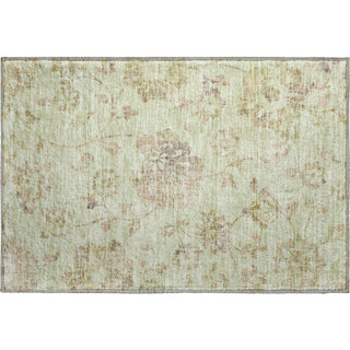 Piper Looms Mayfield Floral AMF856 Aloe Machine Washable Area Rug Scatter Main Image