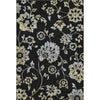Piper Looms Mayfield Floral AMF856 Black Machine Washable Area Rug main image