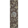 Piper Looms Mayfield Floral AMF856 Chocolate Machine Washable Area Rug Runner Main Image