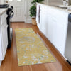 Piper Looms Mayfield Floral AMF856 Gold Machine Washable Area Rug Runner Lifestyle Image Feature