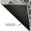Piper Looms Mayfield Floral AMF856 Gray Machine Washable Area Rug Backing Image