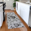 Piper Looms Mayfield Floral AMF856 Gray Machine Washable Area Rug Runner Lifestyle Image Feature