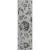 Piper Looms Mayfield Floral AMF856 Gray Machine Washable Area Rug Runner Main Image