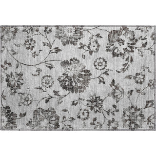 Piper Looms Mayfield Floral AMF856 Gray Machine Washable Area Rug Scatter Main Image