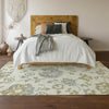 Piper Looms Mayfield Floral AMF856 Ivory Machine Washable Area Rug Lifestyle Image Feature